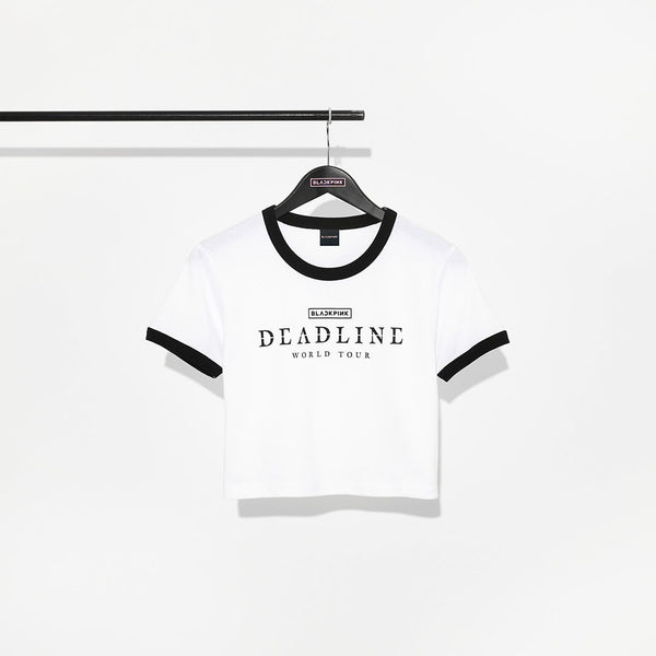 クロップドTシャツ -DEADLINE LOGO-（WHITE） – YGEX OFFICIAL SHOP
