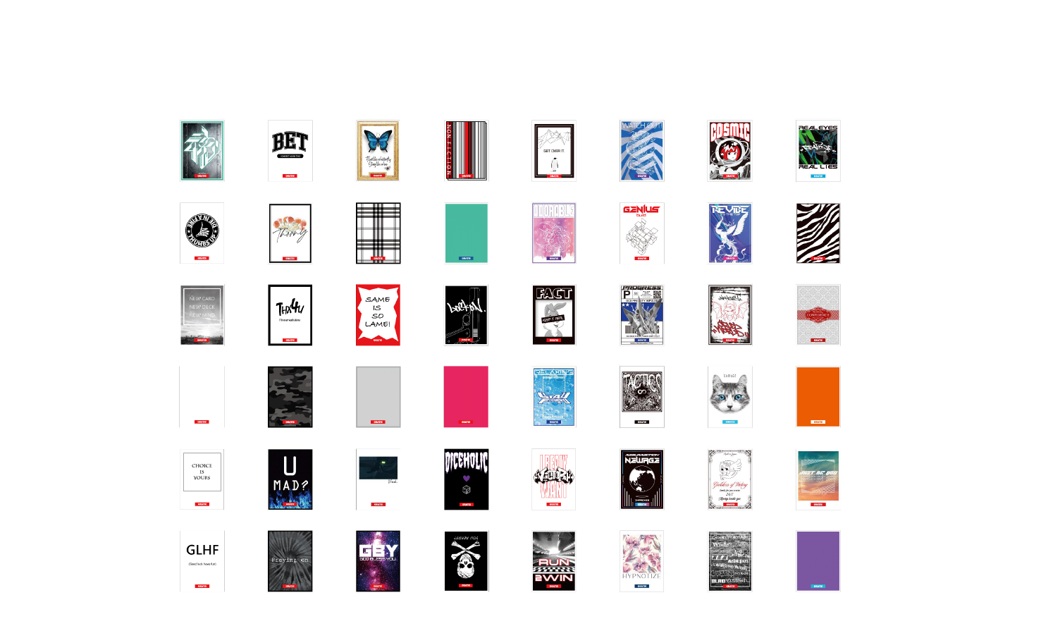 GRATS！スリーブ MEMORIES OF A SUMMER DAY 6個 GRATS！スリーブ