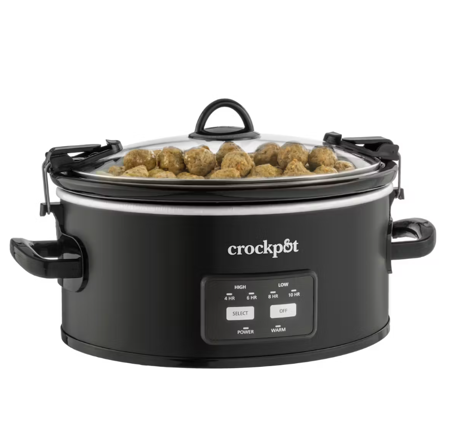 Crock-Pot One-Touch Control 6-Quart Cook & Carry Slow Cooker – ShopCGX