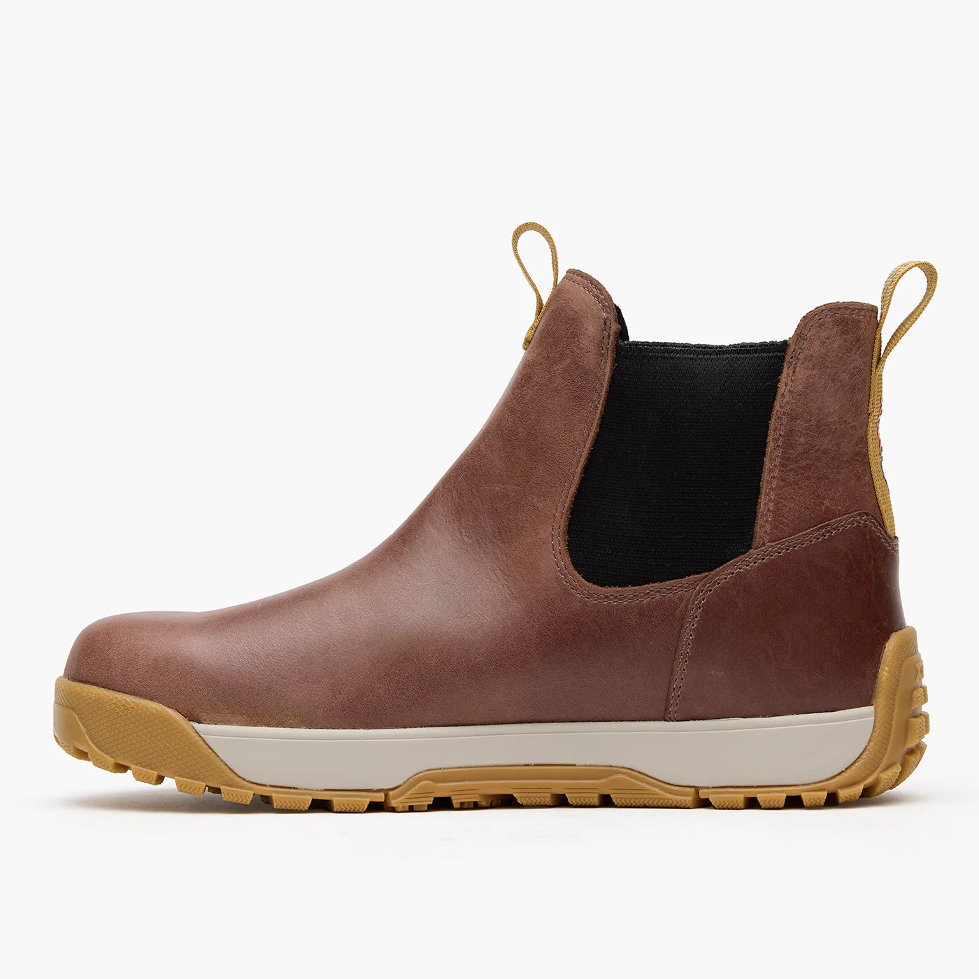 Men's XTRATUF Earth Brown Leather Ankle Deck Boot XMABL900 – Crazy