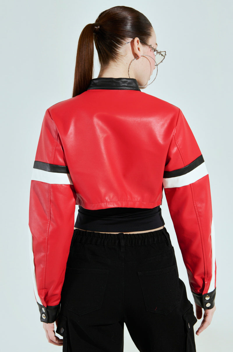 ACE CROPPED GRAPHIC MOTO – AKIRA