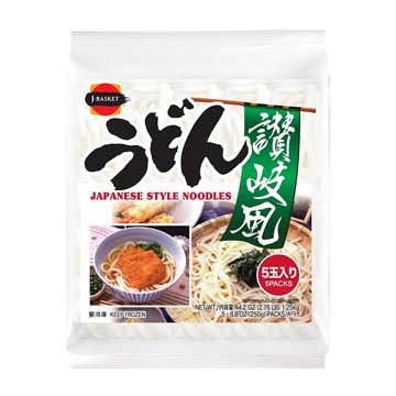 ◇udon.◇ J-BASKET SANUKI-FU UDON 5P FROZEN 8/44.20 OZ - JFC