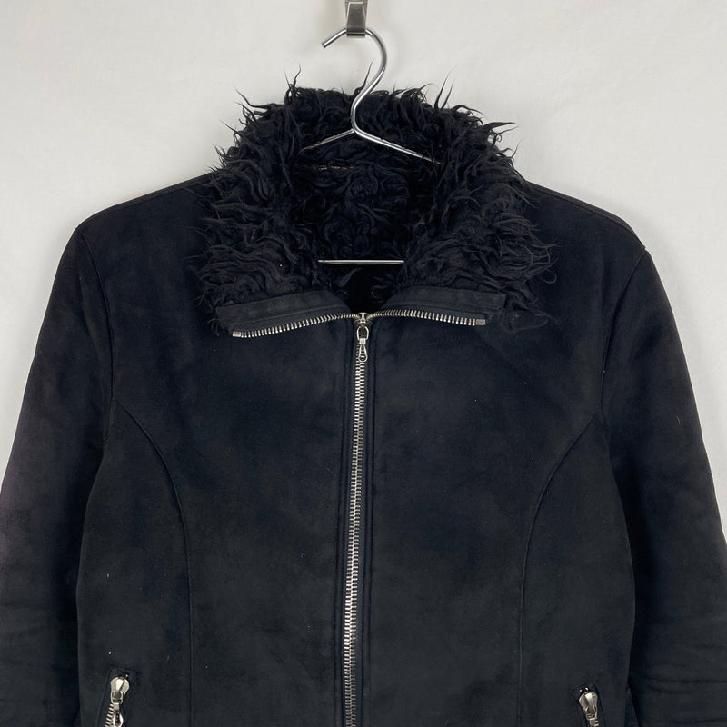 Shellac Faux Mouton Riders Jacket – Boketto