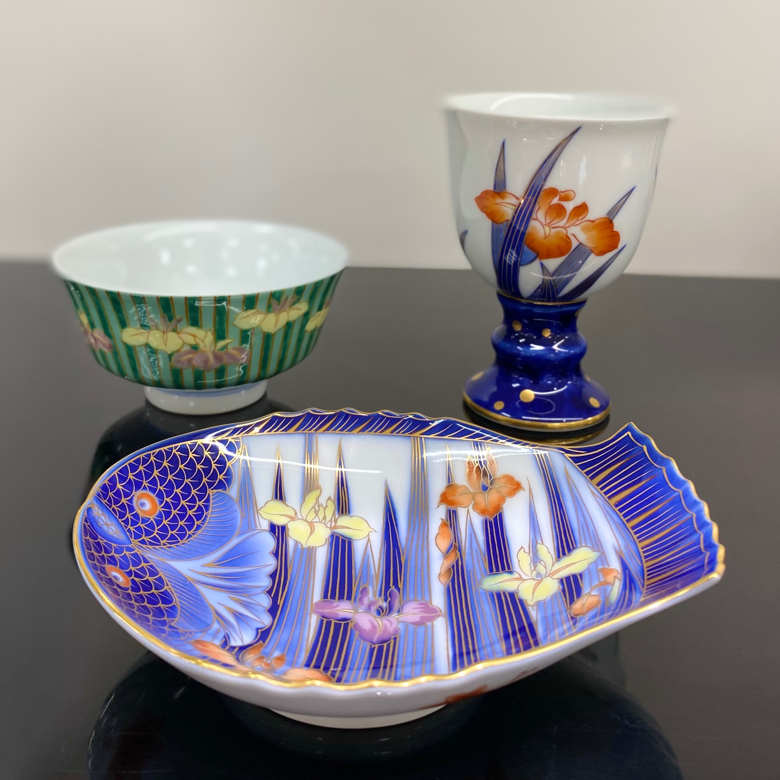 花菖蒲と金彩あやめ | 深川製磁 | 松坂屋名古屋店公式 SHOP BLOG