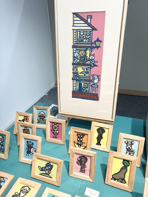 ◇新品、未使用◇ 奥居 匡さんの作品 切り絵作家 額縁付 ◇