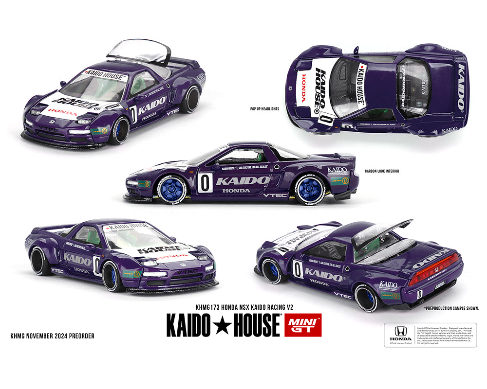 街道ハウス Honda NSX Kaido Racing チェイス Kaido House x Mini GT 1