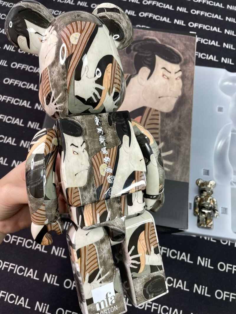 BE@RBRICK 東洲斎写楽 三代目大谷鬼次の奴江戸兵衛 100％&400％