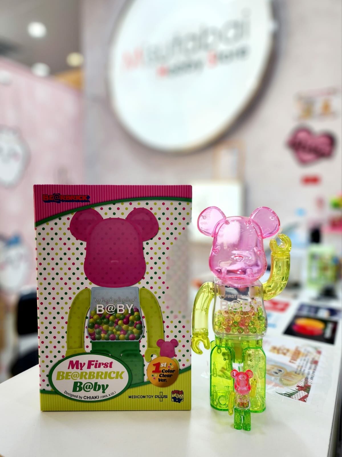 BE@RBRICK BAPE(R) ペコちゃん 1000％ PINK 【公式通販】