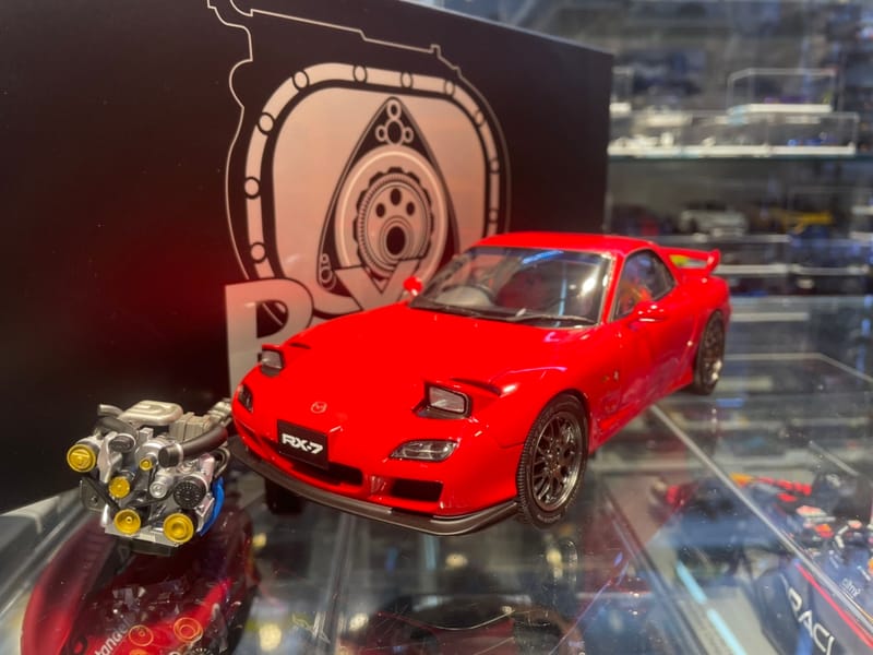 Polar Master MAZDA RX-7 Spirit R Red 1/18