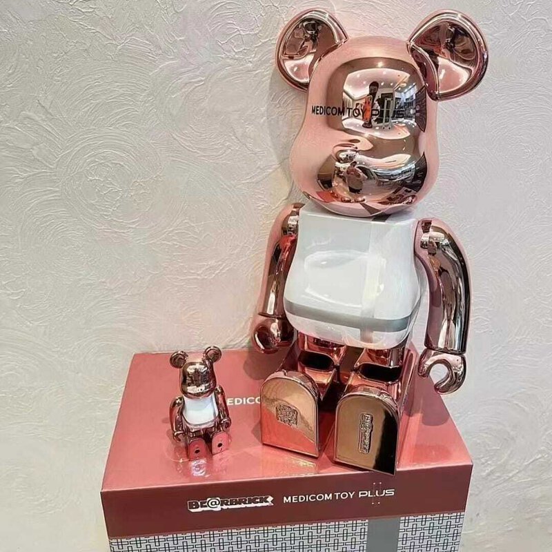 BE@RBRICK PINK GOLD CHROME Ver. 1000％