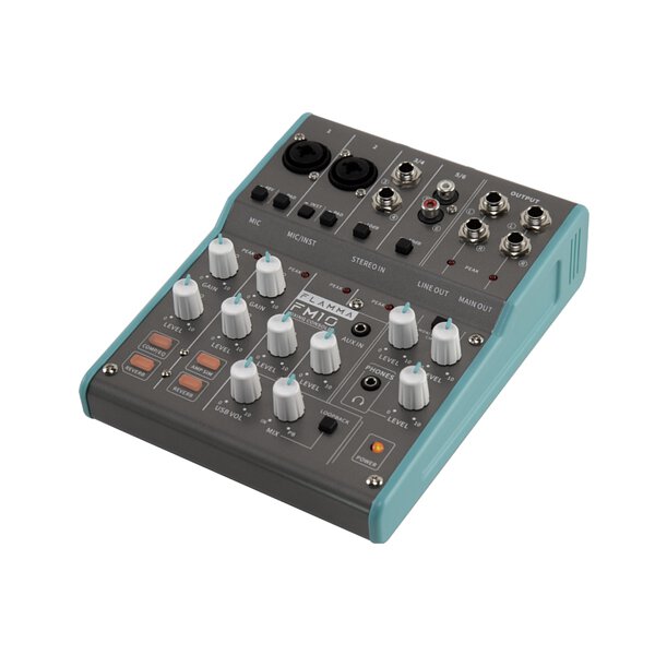 Flamma 混音器FM10 6軌USB Mixer 直播錄音