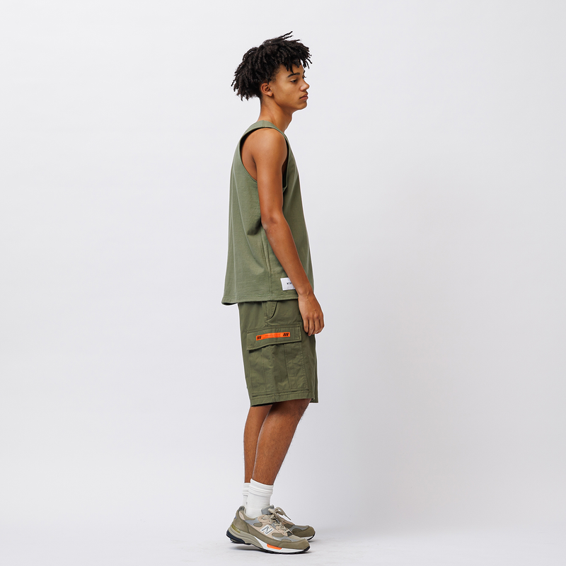 新品 WTAPS MUDDY/TANKTOP/COTTON オリーブドラブ L WTAPS Muddy Tank