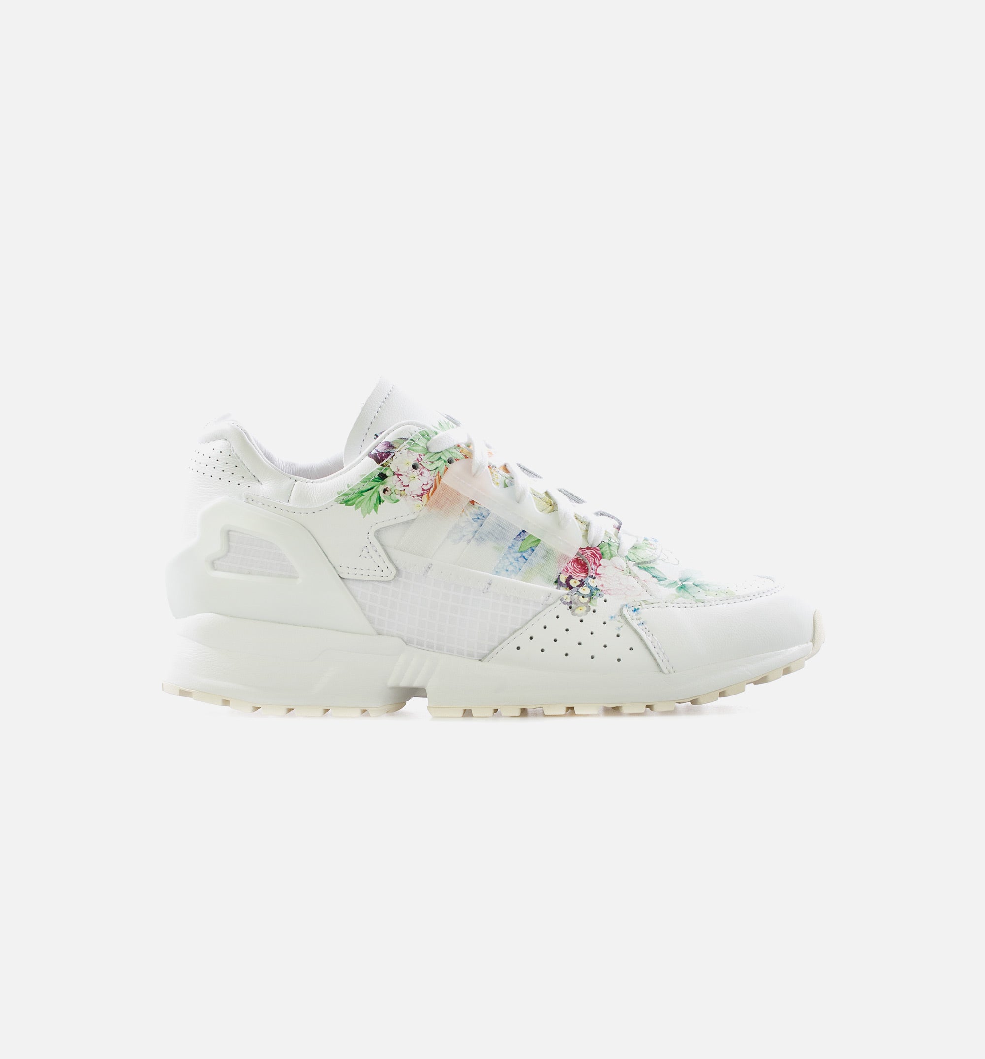 ほん adidas FZ4888 ZX 10000 Meissen Floral Mens Lifestyle Shoe - White
