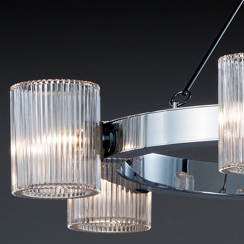 FLARE 6灯 クローム/クリア Φ700mm - YAMAGIWA OnlineStore