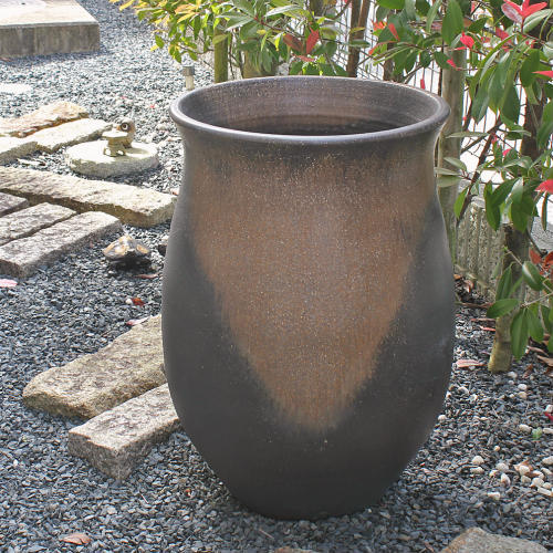 ポイント15倍]信楽焼 大きな 花瓶 金彩 25号 おしゃれ 大壺 つぼ ツボ