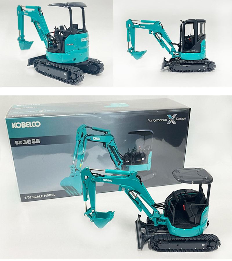コベルコ建機 ミニチュアモデル ショベル ユンボ ＜SK30SR-7（1/32