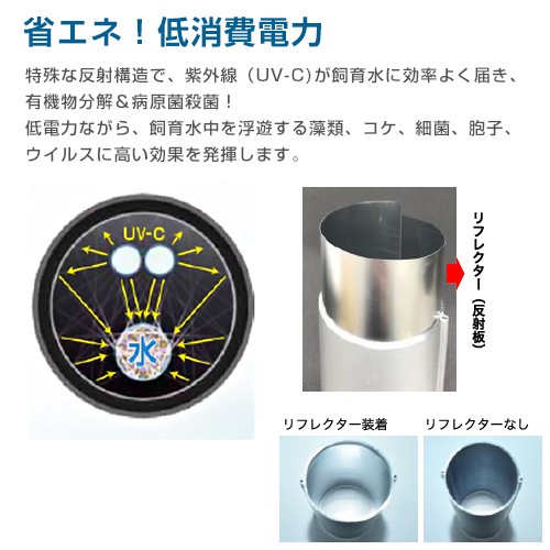 EHEIM（エーハイム） リーフレックスUV殺菌灯 500 (適合水量300〜500L