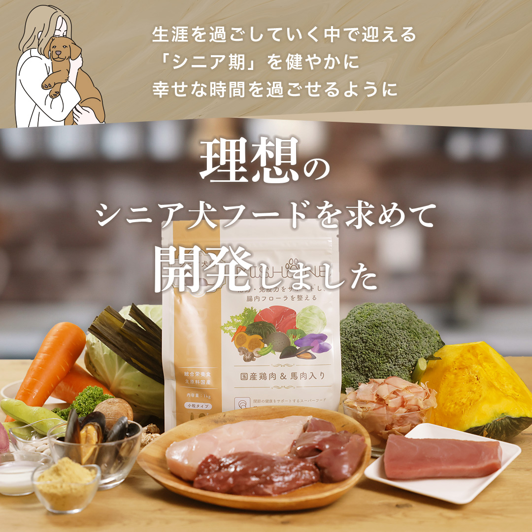 MISHONE（ミシュワン） ドッグフード 国産 無添加 シニア犬用 鶏肉
