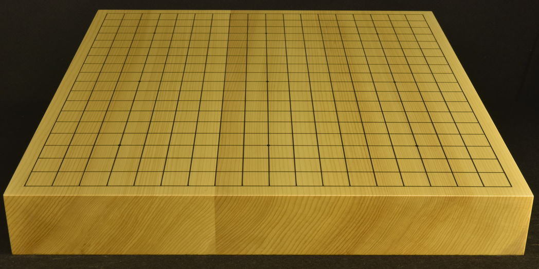 囲碁盤 高級 榧 国産本榧足付碁盤 5寸4分（天柾） ga50043 | 前川榧碁盤店