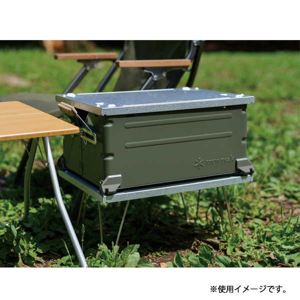 2セット シェルフコンテナ25 レッグ マットブラック スノーピーク