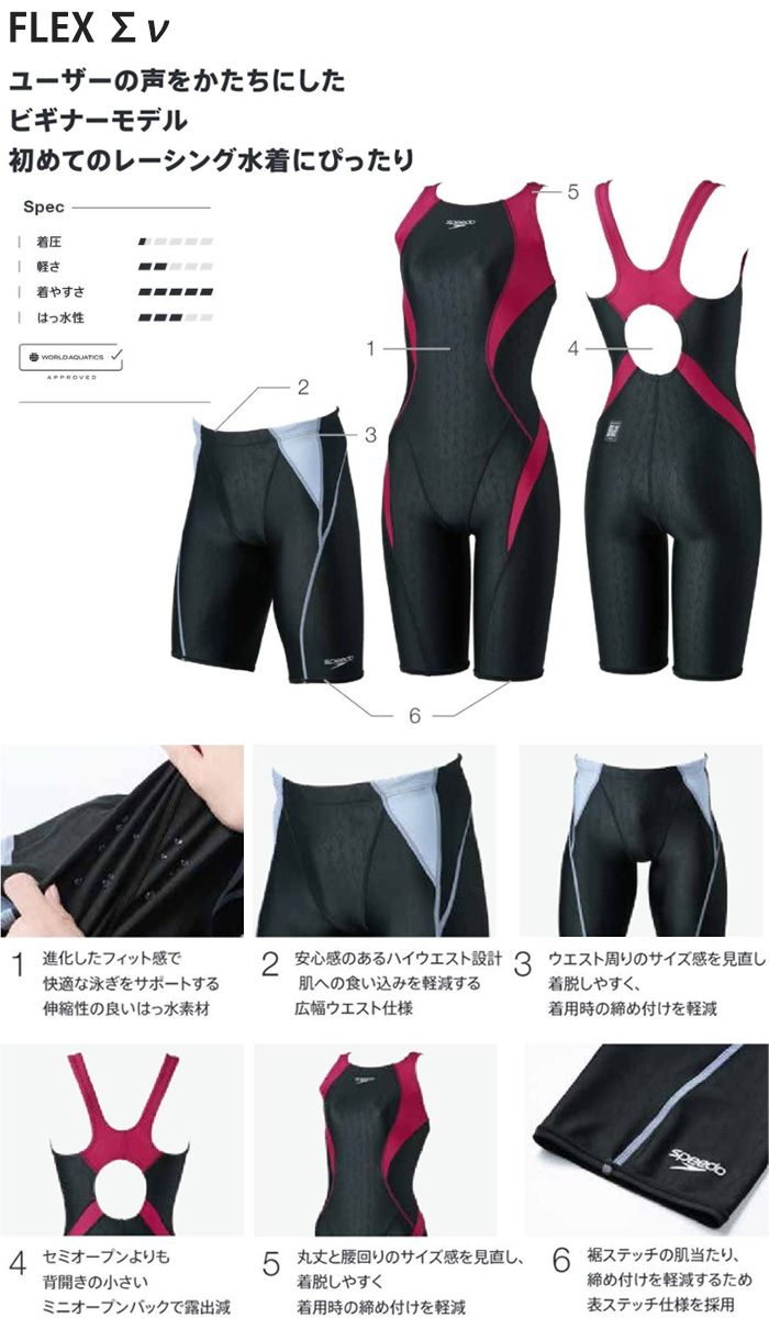 speedo（スピード） FINA承認 メンズ 競泳水着 2026年/春夏新作
