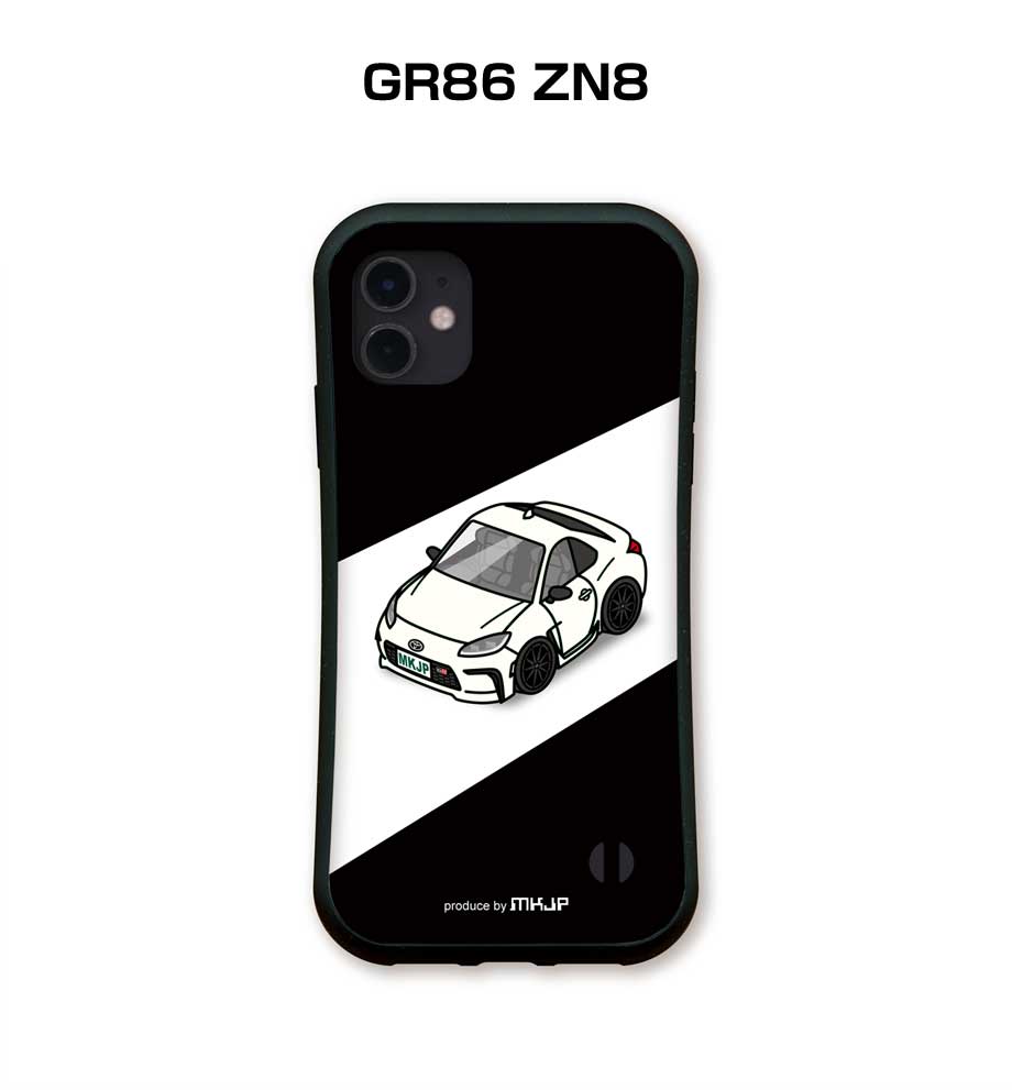 iPhoneグリップケース iPhone各種 車好き GR86 ZN8 ゆうパケット送料
