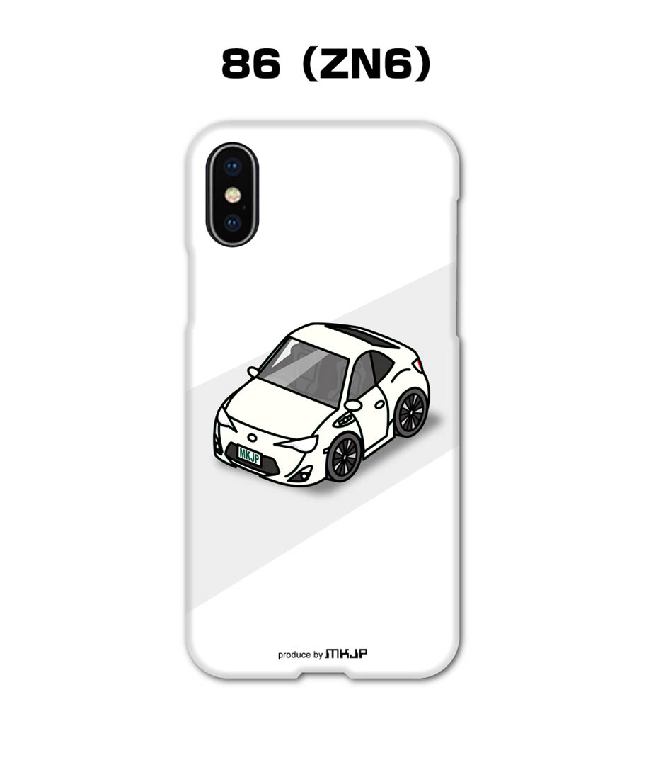 iPhoneケース ハードケース iPhone各種 車好き 祝い トヨタ 86 ZN6