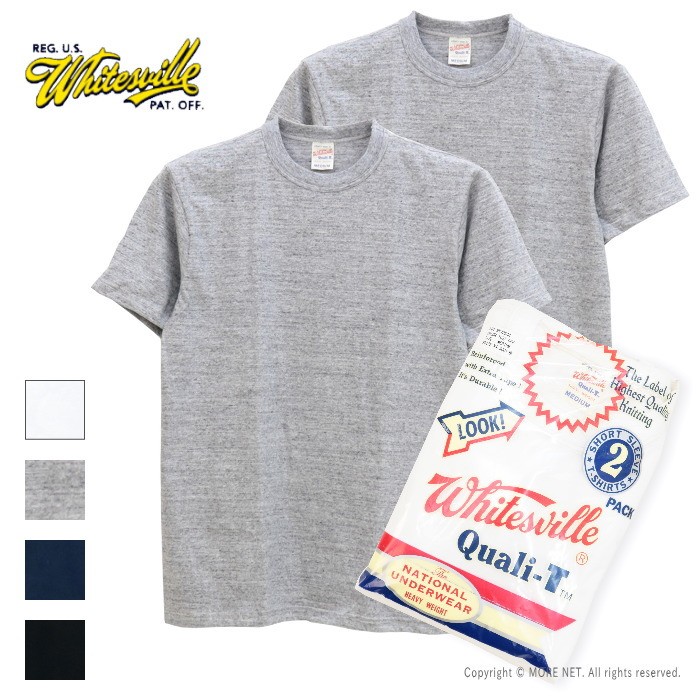 WHITESVILLE ホワイツビル WHITES VILLE 2パック半袖Tシャツ WV73544