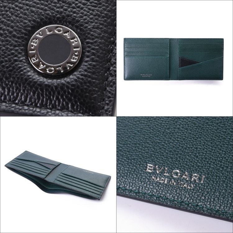 BVLGARI（ブルガリ） マン 二つ折り財布 札入れ 二つ折り 財布 高級