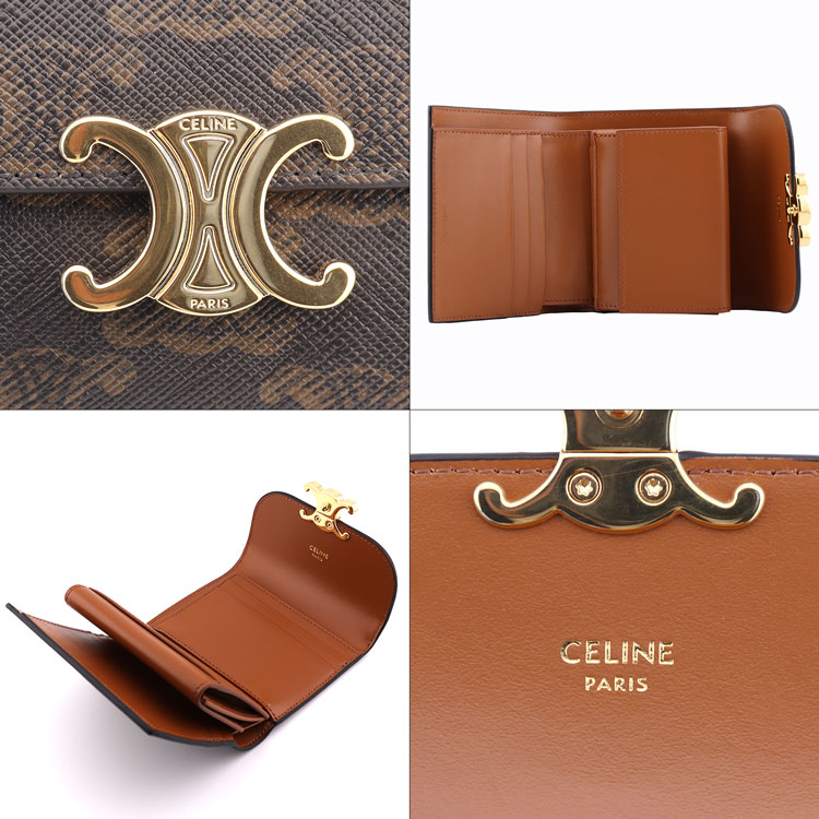 CELINE（セリーヌ） 財布 三つ折り財布 スモール フラップウォレット