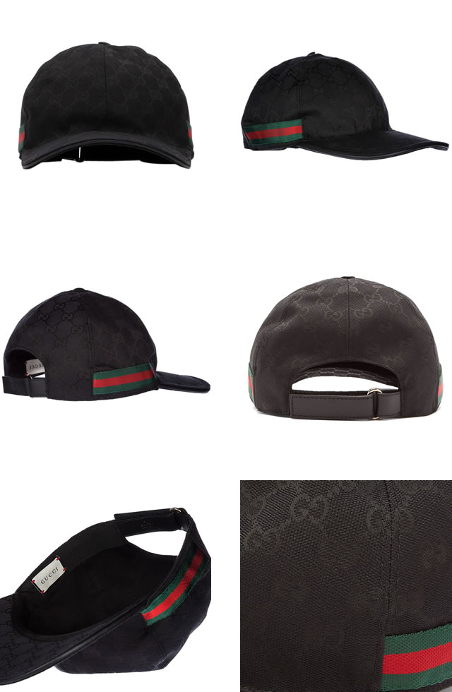GUCCI ブラック GGパターン キャップ グッチ GUCCI（グッチ） キャップ