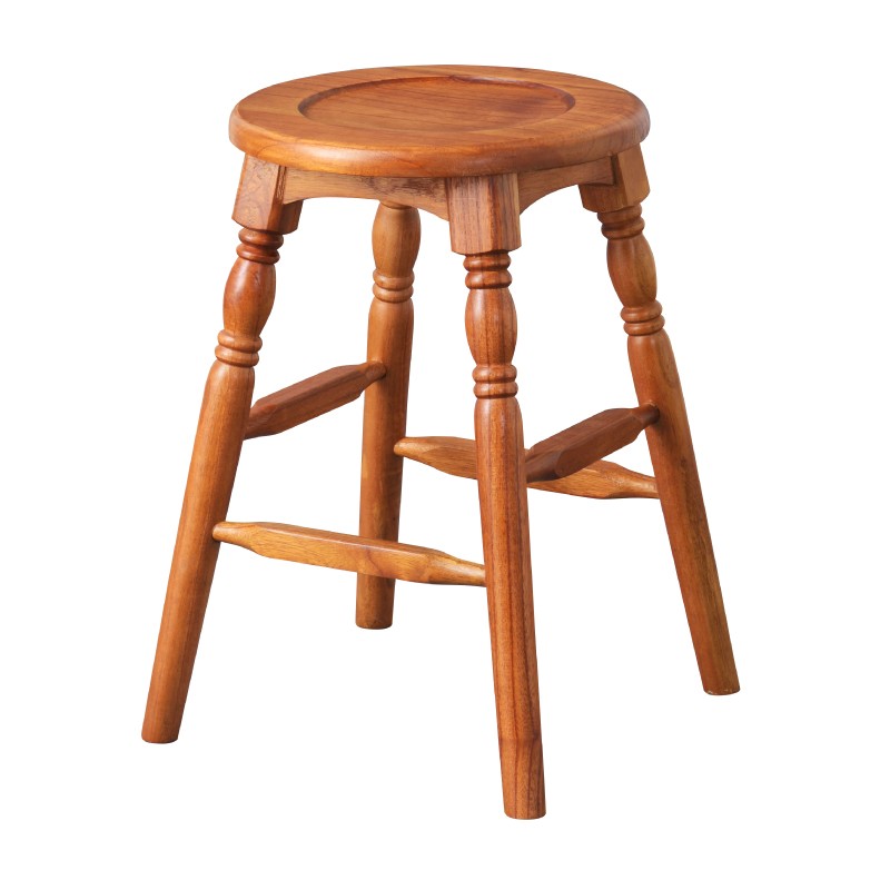 東谷 スツール 椅子 木製 高さ45cm 丸 サークル おしゃれ いす