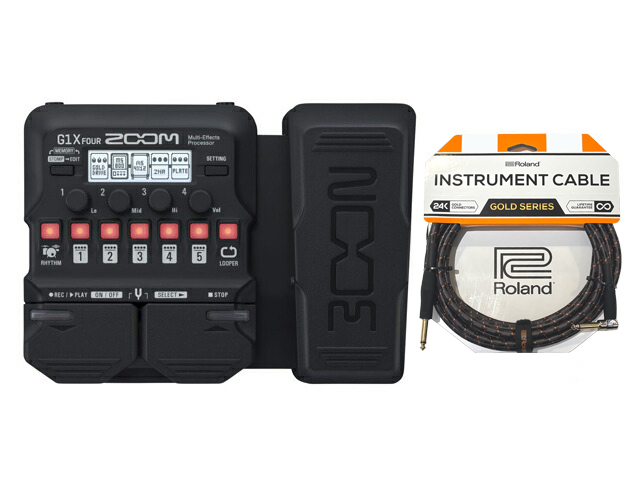 ZOOM G1 FOUR/G1X FOUR マルチエフェクター レビュー】ギター用マルチ