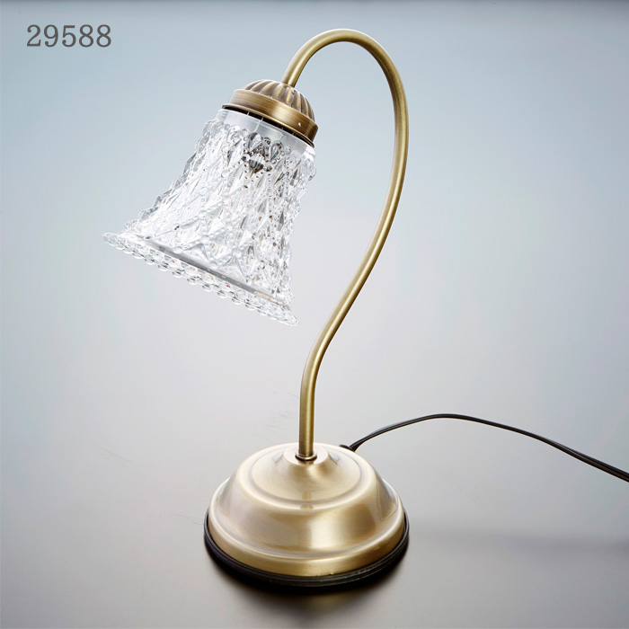 メーカー直送 代引不可 タッチランプ 3段階 調光式 センサー ガラス