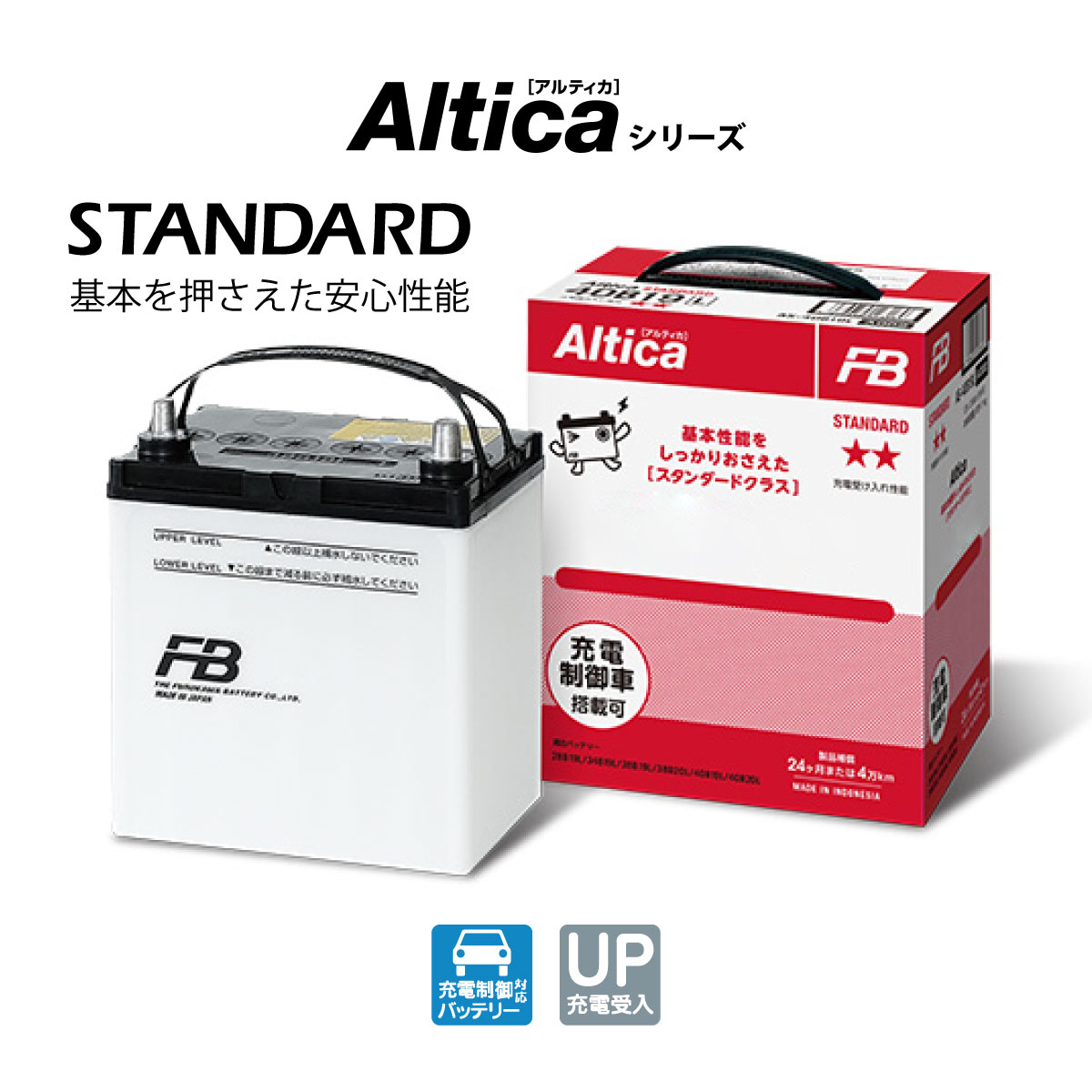 古河電池 古河バッテリー Altica スタンダード AS-55B24 Lタイプ 品番