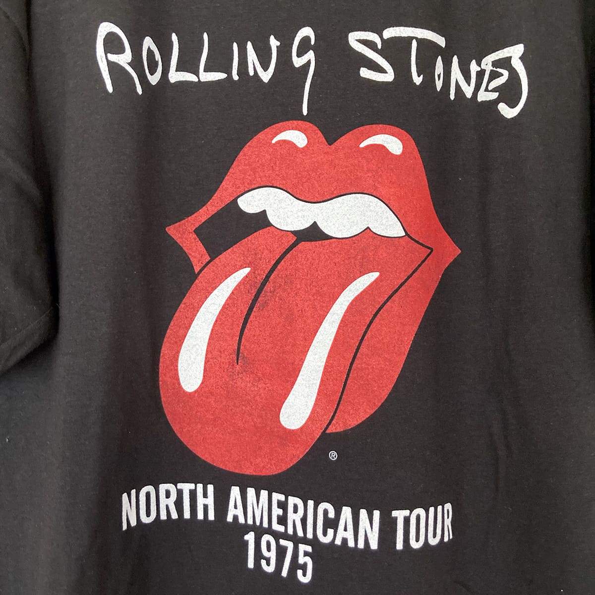 Tシャツ メンズ ブランド ローリングストーンズ バンドT ブラック 黒T