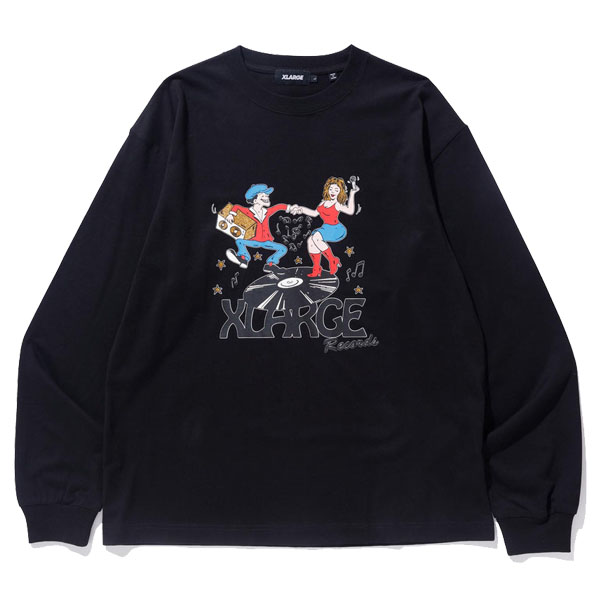 バッズマン LONG SLEEVE TEE XL 黒 Tシャツ DGH バッズマン LONG
