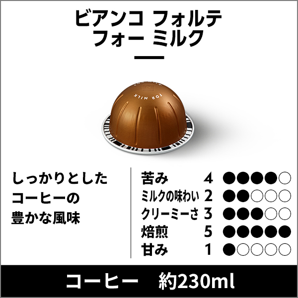 ネスプレッソ 公式 マグ6本セット（60カプセル）ヴァーチュオ (VERTUO