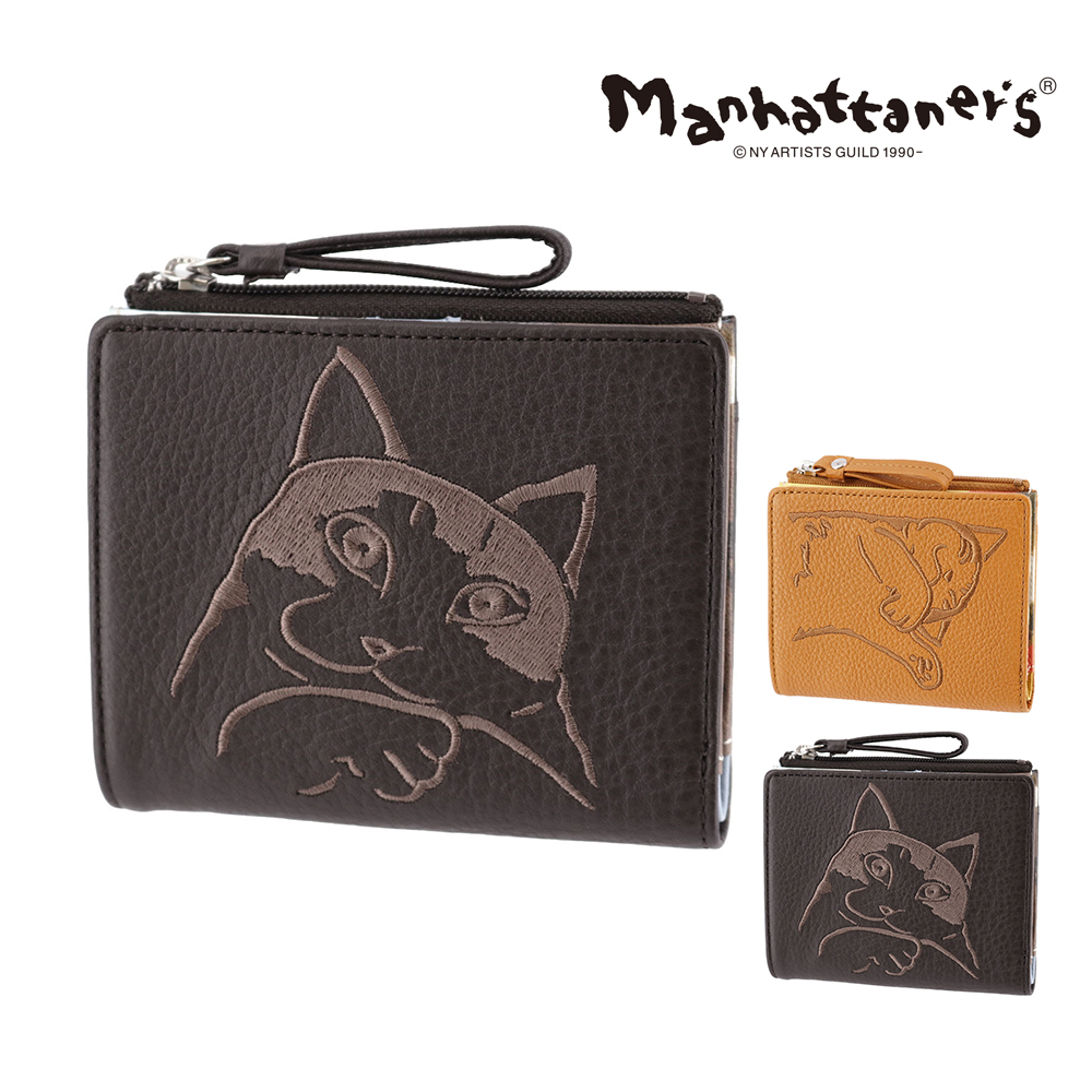 Manhattaner's（マンハッタナーズ） 最大P+16% 財布 二つ折り財布 折
