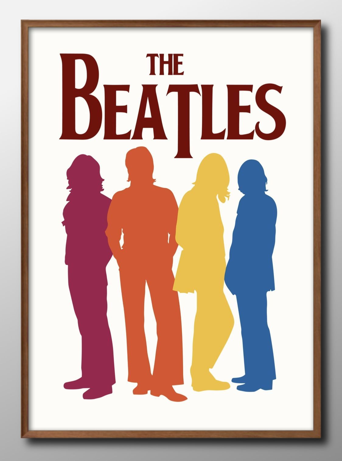 ビートルズ 音楽 A3 サイズ ポスター アート 北欧 額 フレーム : お家