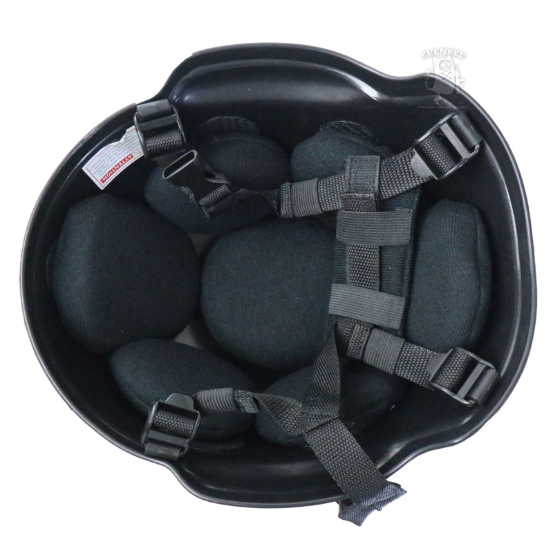 SHENKEL MICH2002 SOCOM モデル 4点式 あご紐 ヘルメット 耳あり BK OD