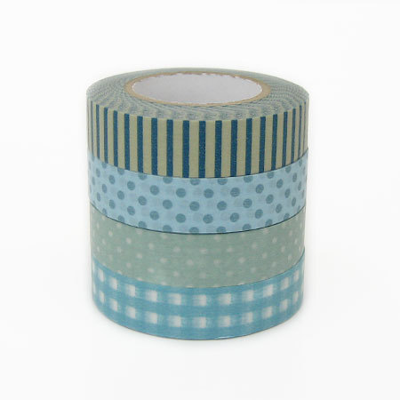 倉敷意匠計画室 マスキングテープ プリントマスキングテープ13mm 4柄