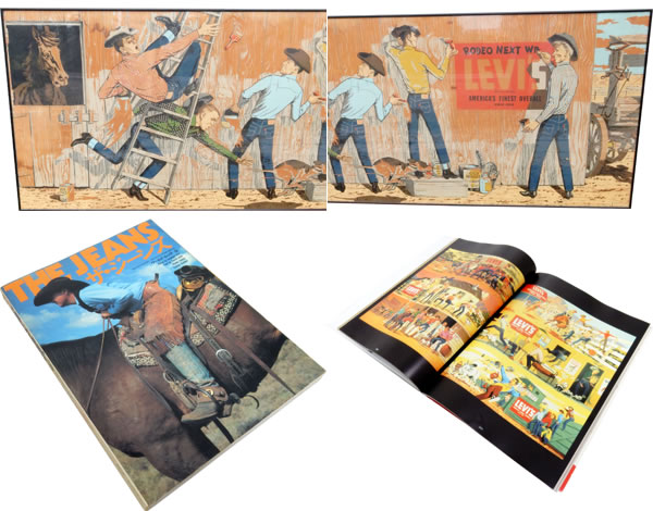 お見逃し無く】THE ORIGHN Levi's販促用特大ポスター お見逃し無く