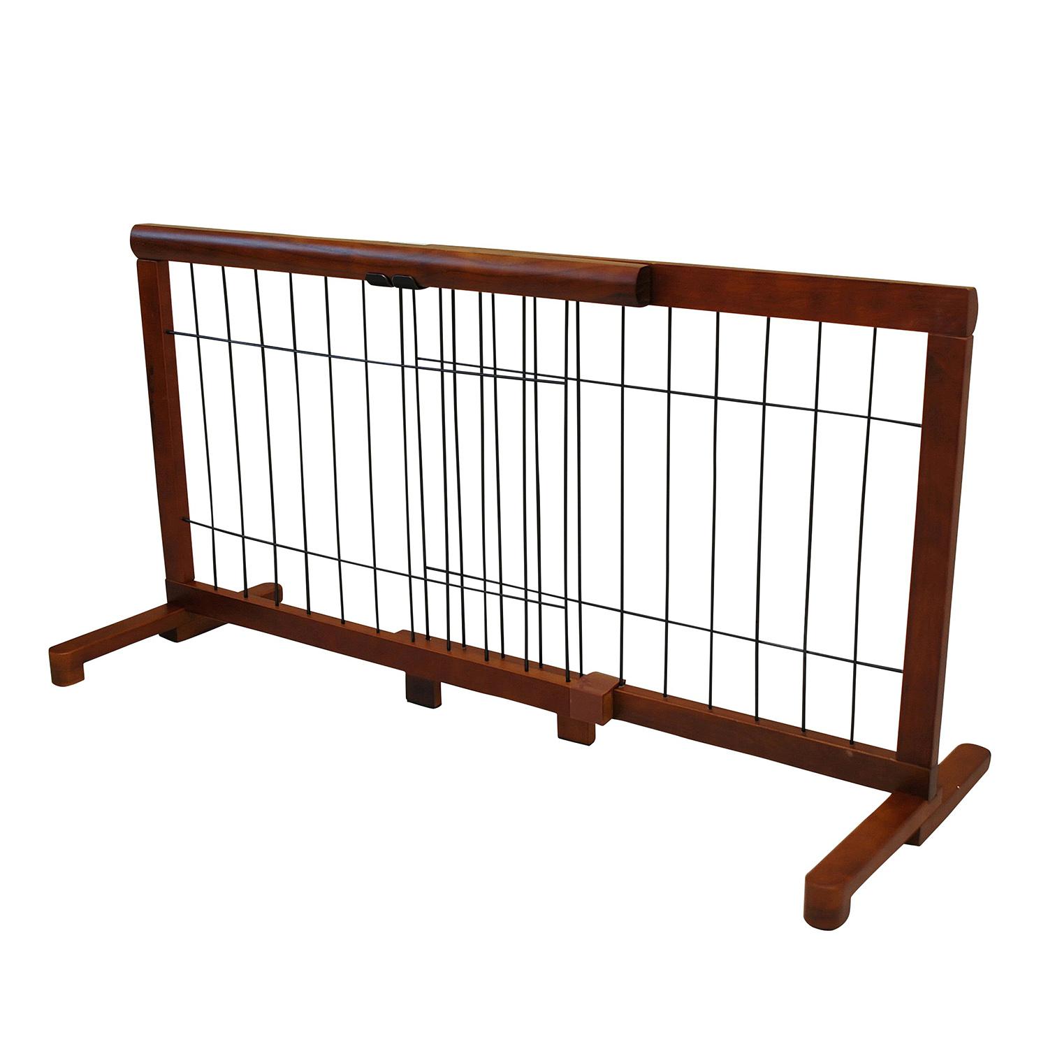 ペットゲート ペットフェンス ペット用ゲート 犬用 木製 伸縮 置くだけ