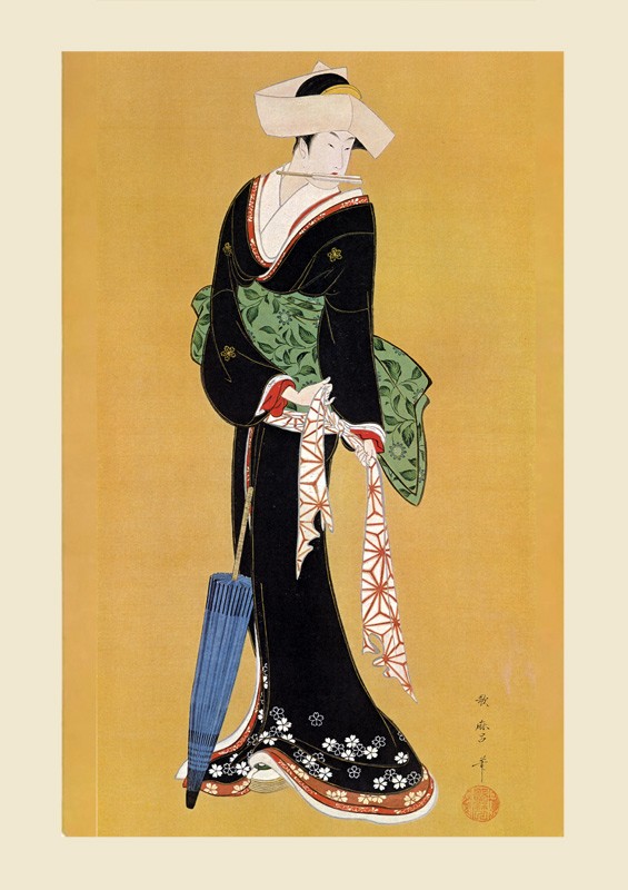 複製画 原寸(額無し) 喜多川歌麿 全7種 マイクロファイバー製