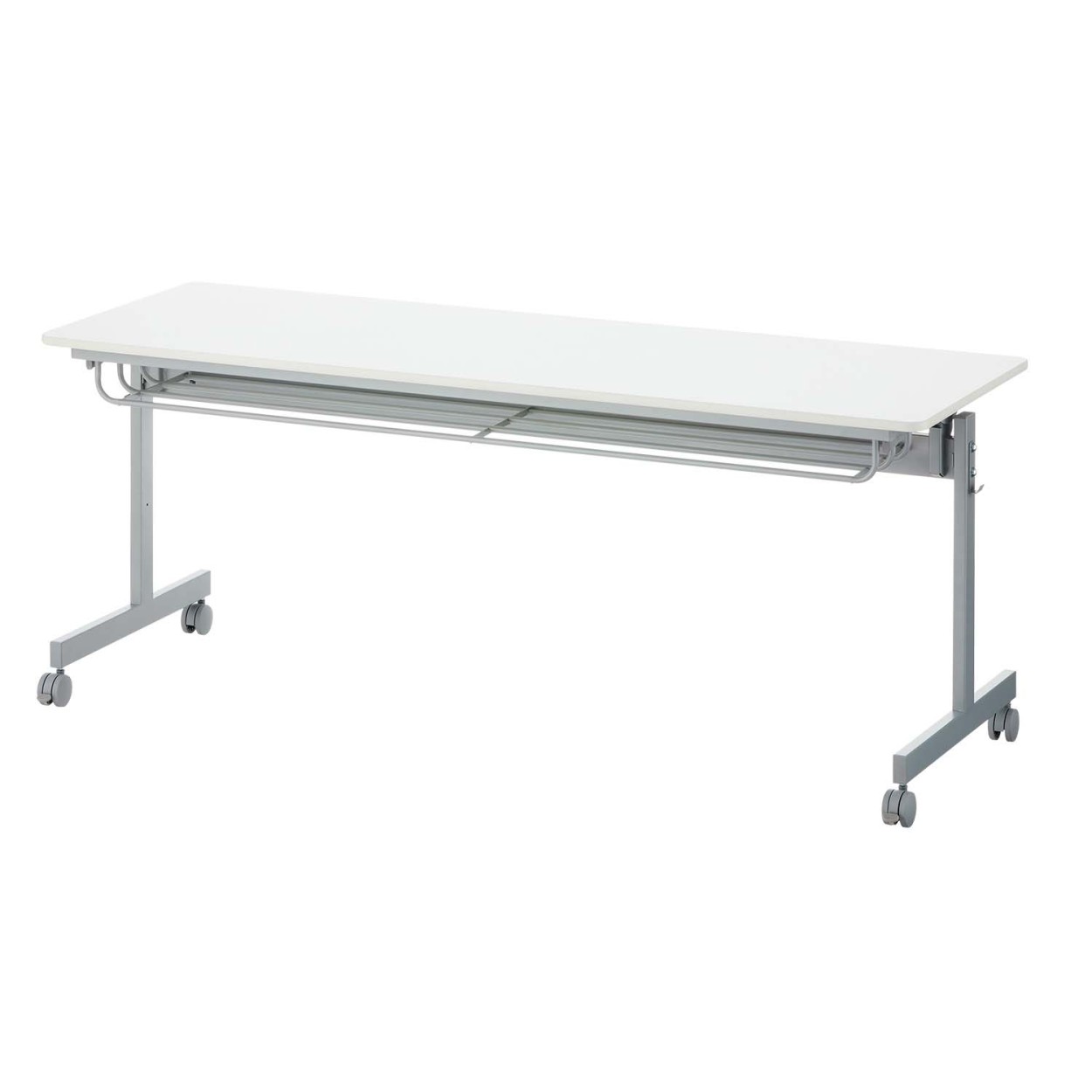 オフィステーブル ホワイト キャスター付き 180cm 3台セット 楽天市場