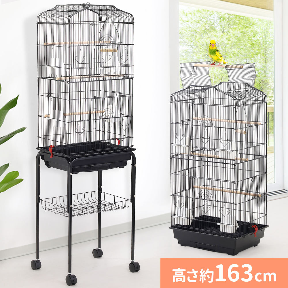 鳥かご 鳥籠 スタンド 鳥ケージ 大型 ケージ 鳥 2way おしゃれ 台 鳥