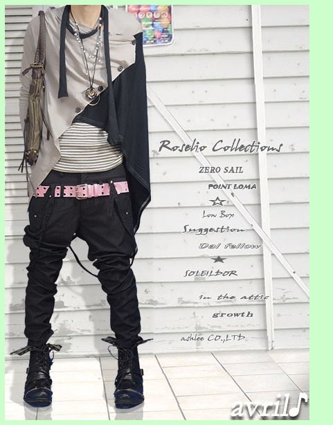 L.G.B. ブラック サルエルパンツ｜L.G.B. ブラック サルエルパンツ