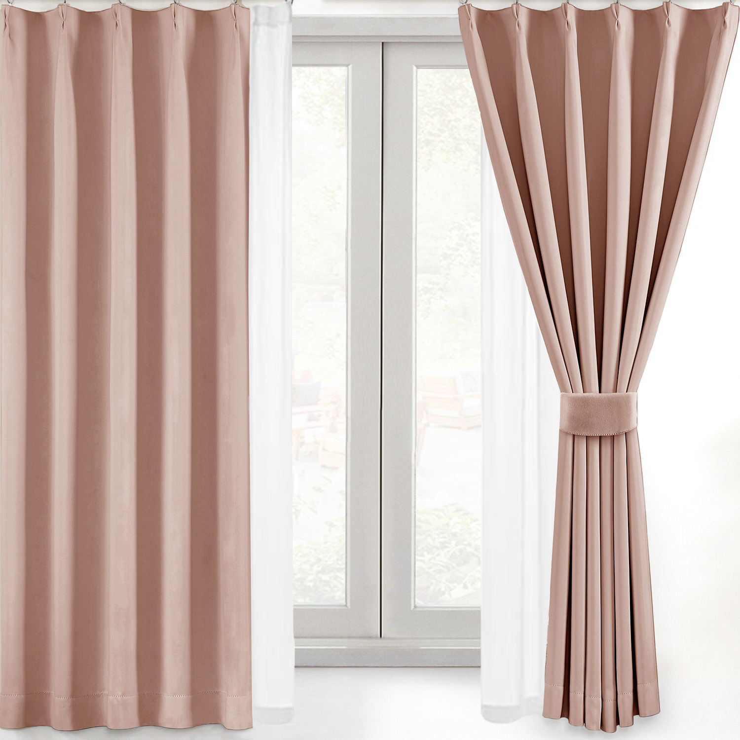 AZRA カーテン 4枚セット カーテン 遮光 遮光カーテン 1級 4枚組 100cm