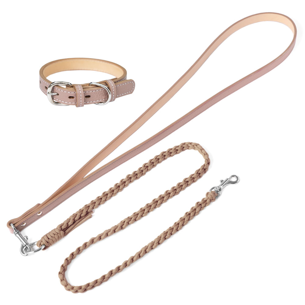 犬 リード 首輪 セット 犬の首輪 おしゃれ ブランド 革 小型犬 本革 革